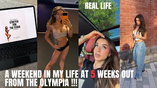 5 WEEKS OUT FROM THE OLYMPIA & STILL LIVING MY LIFE | Weekend Vlog ✨