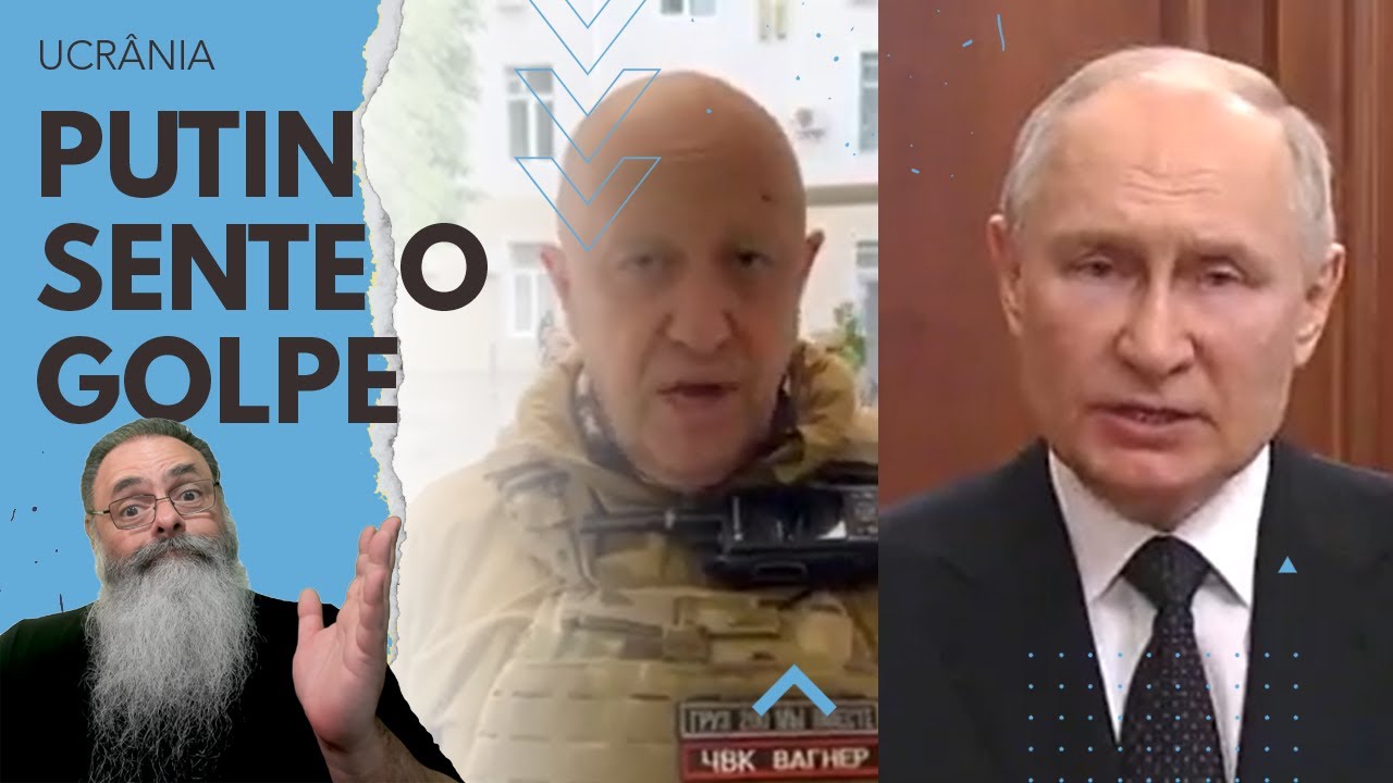 COMBOIO do PRIGOZHIN se APROXIMA de MOSCOU enquanto PUTIN faz PRONUNCIAMENTO e FOGE para o BUNKER