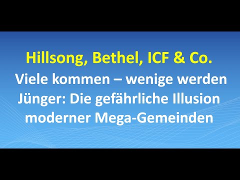 Hillsong, ICF & Co - Viele kommen – wenige werden Jünger: Die gefährliche Illusion von Mega-Kirchen
