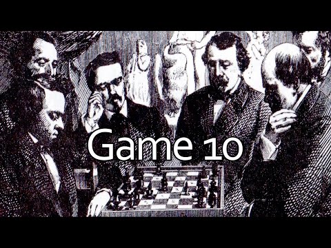 Morphy vs Anderssen game 10 / Unofficial chess champion match 1858