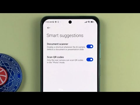 How to enable/disable Document scanner in Camera on Xiaomi Redmi Note 10 Android 11