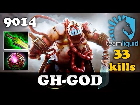 GH-GOD Pudge 33 KILLS | 9014 MMR Dota 2