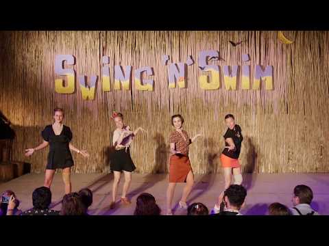 Catrine, Gaby, Mikaela, Mimmi  - Swing 'n' Swim 2018