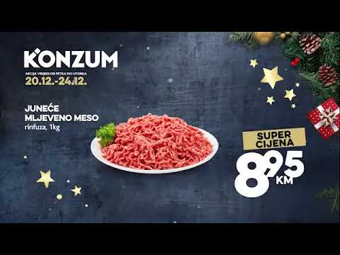 Konzum BiH vikend akcija od 20.-24.12.2019.