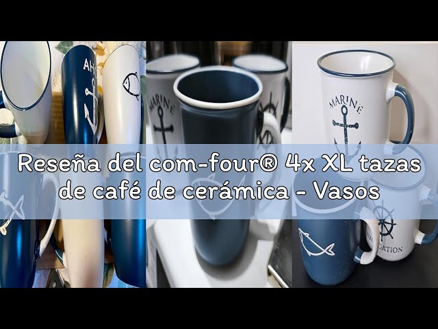 Vídeo relacionado con POXZSFX Taza de café novedosa y única de 450 ml, taza de té para, chocó