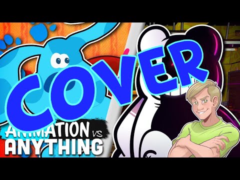 Blue vs Monokuma (An Eddiefrb Cover!)