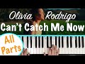 How to play CAN'T CATCH ME NOW - Olivia Rodrigo (Hunger Games) Piano Tutorial