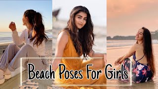 awesome Beach photoshoot poses for girls / women Beach photo poses ideas for girls #nnrphotographer