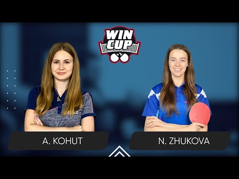 15:00 Alina Kohut - Nadiia Zhukova West 3 WIN CUP 15.02.2024 | TABLE TENNIS WINCUP