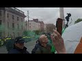 The moment Anti immigration demo meets counter demo in Dublin, May 6th.
