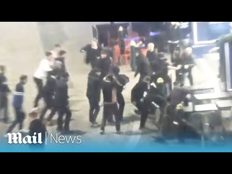 Football fans attack rivals outside pub after FA Cup clash in Newport