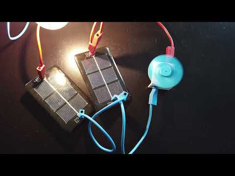 Solarzellen in Parallelschaltung (Experiment)