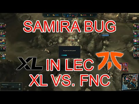 SAMIRA ULT BUG | XL VS. FNATIC 2021