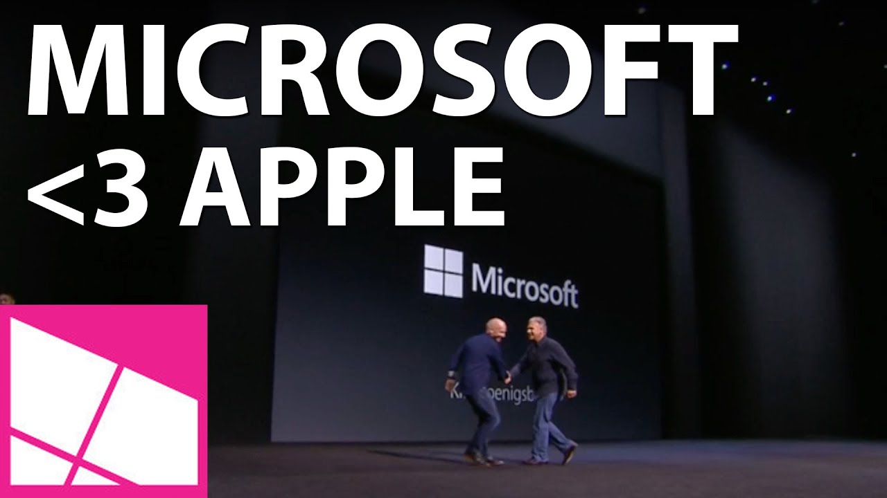 Microsoft presentation at Apple Event - YouTube