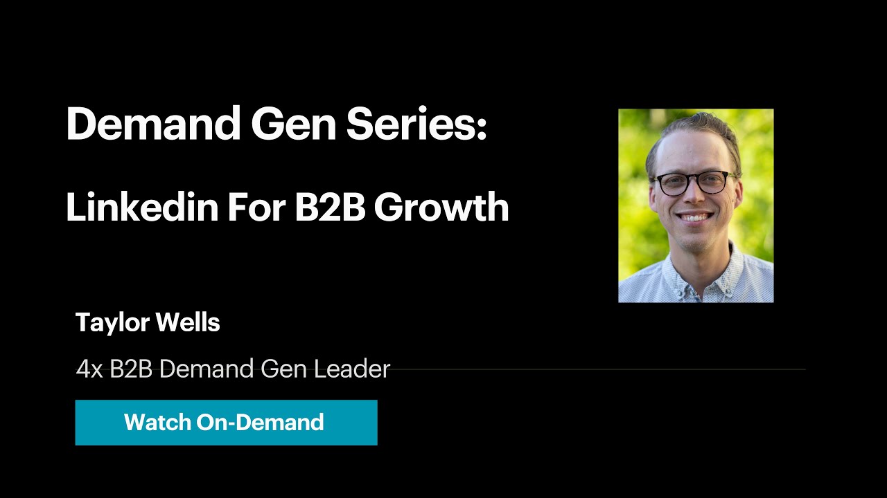 Linkedin for B2B Growth Workshop