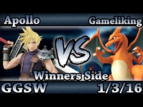 GGSW 14 - Apollo (Cloud) Vs. Gameliking (Charizard,Lucario) Smash Wii U Winners Side - Smash 4