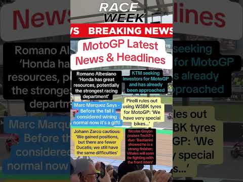 It's Race Week! MotoGP Latest gossip from across the grid!