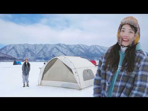 Buz Üzerinde Yemek ve Uyuma | Çok Romantik Olmayan Minimalist Tek Başına Kamp