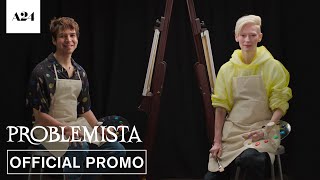 Problemista | Tilda Swinton & Julio Torres Paint Eggs | A24