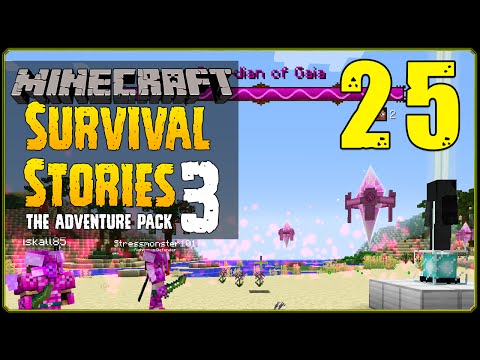 Minecraft Modded | Survival Stories 3 [S1E24] - Guardian Of Gaia Boss Fight!