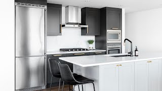 Modern Apartment Kitchen Tour - cooking in it for first time!