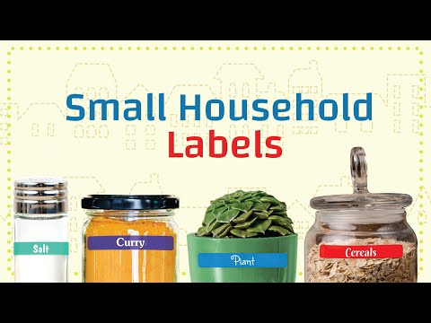 Small Household Labels