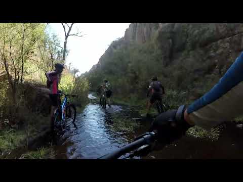 Cruzando el Pantano, sobre el arroyo de la presa calles, San José de Gracia, Aguascalientes