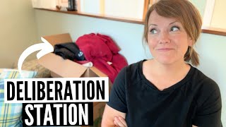 Declutter faster with a "Deliberation Station"