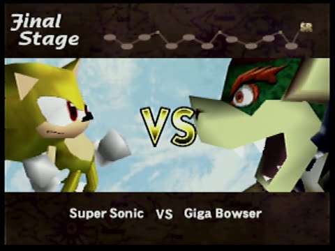 Smash Remix 1.4.0 Gameplay Remix 1P Game Super Sonic (Real Hardware)