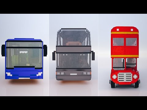 CITY Bus vs DOUBLE DECKER Bus vs LONDON Bus | Teardown