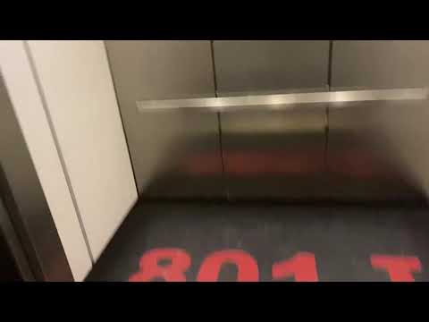 Fast Otis Series 1 Traction Parking Garage Elevators @ 801 I ST NW in Washington DC