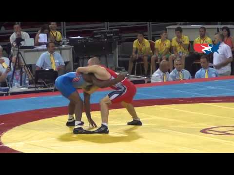 Jr World GR: Kosla (POL) pin Kargbo (USA), 66 kg repechage