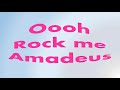 Rock Me Amadeus By Falco Lyric Video