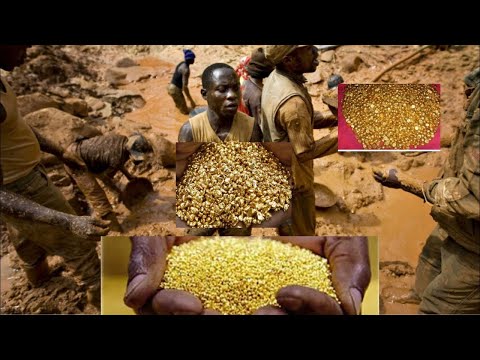 Gold Mountain Found In Africa Congo DRC ❗- Thousands of People Rushed to Dig With Their Bare Hands