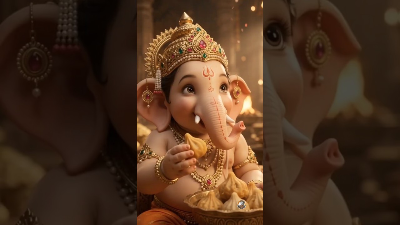 1 लड्डू खाते ही भगवान शिव ने ली 21 डकारें! #shorts #ganesha