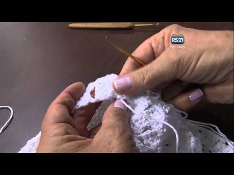 Mulher.com 09/04/2014 Claudia Maria - Charming crochet blouse Part 2/2