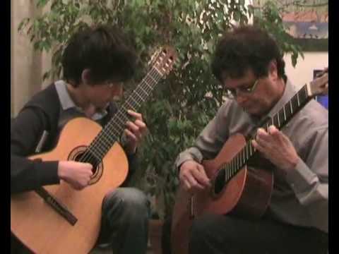 CANTO DE OSSANHA Baden Powell - Vinicius de Moraes- two guitars due chitarre duo de violão