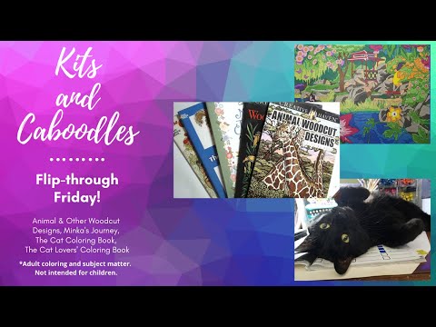 Flip-through Friday - Woodcut Designs, Minka's Journey, Cats, and more