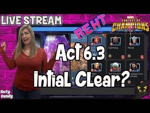 💜 CandyLand Stream #288 💜| Act 6.3 Initial Clear, take two! | #MCOC #LIVE