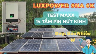 Cracked Glass Solar Panel Used For Luxpower SNA 6kw Inverter