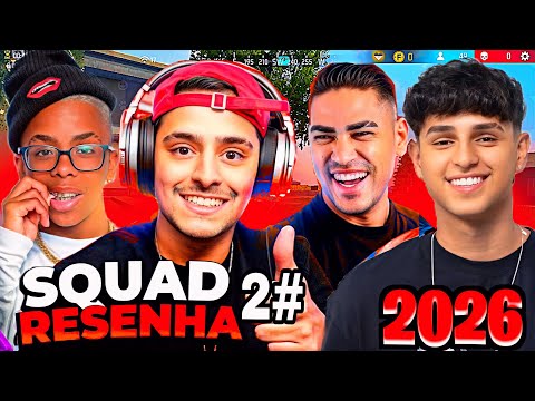 PARTE 2 - 1° SQUAD DA RESENHA DE 2026 - NOBRU REVELOU SEGREDO DO BOCA DE 09? FT. CORINGA E RACHA!