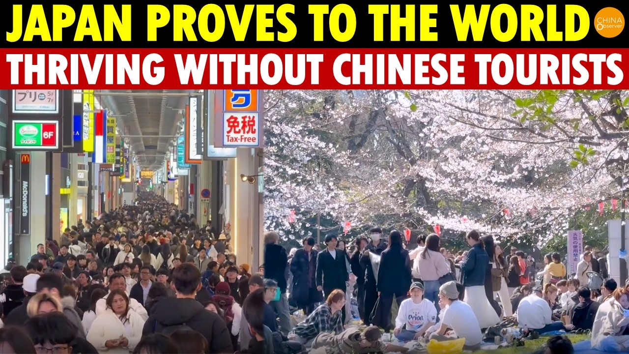 China’s Humiliation! Japan Proves to the World: Thriving Without Chinese Tourists!