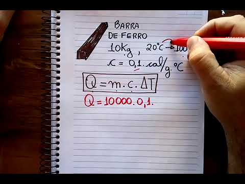 CALCULANDO A QUANTIDADE DE CALOR EM CALORIAS