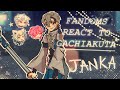 Ი 𐑼 FANDOMS REACT TO ೃ GACHIAKUTA Wastebasket 𖦹 JANKA 2X SPEED