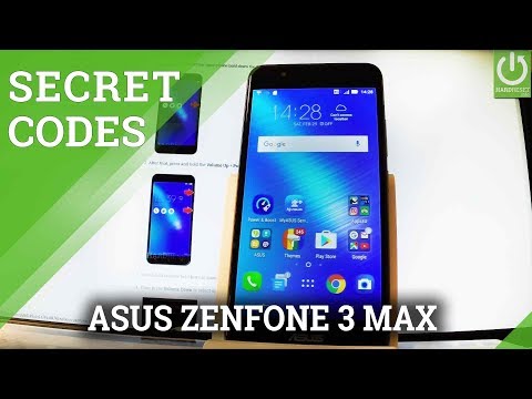 Codes in ASUS ZenFone 3 Max - Hidden Menu / Advanced Settings