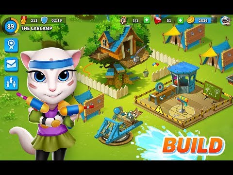 Talking Tom Camp Part 11 (by Outfit7) / Android Gameplay HD