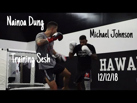Bellator Hawaii Nainoa Dung | Training Sesh with UFC fighter Micheal Johnson & Henri Hooft