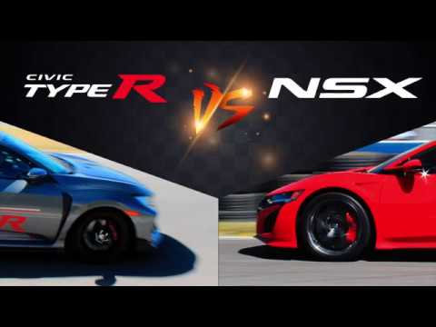 Honda Civic Type-R vs Acura NSX
