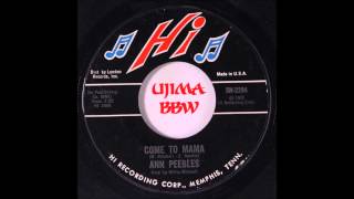 ANN PEEBLES   Come To Mama   HI RECORDS   1975