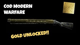 Unlocking The GOLDEN 725 SHOTGUN | Call Of Duty Modern Warfare / Warzone